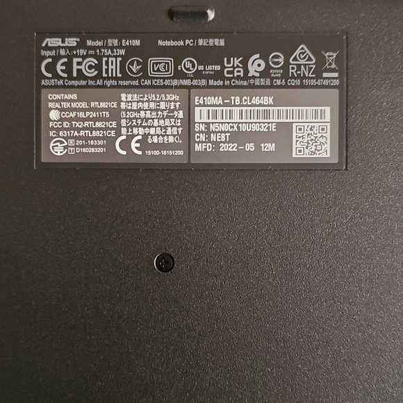 ASUS - 14.0" Laptop - Intel Celeron N4020-4GB Memory - 64GB eMMC E410MA-BLACK - Picture 4 of 4